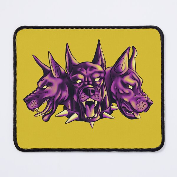 Item preview, Purple Cerberus Design (no pattern) designed and sold by AnubisAltarArt.