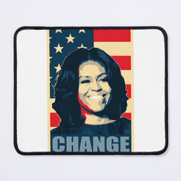 Item preview, Michelle Obama Hope And Change Inspirational First Lady Portrait Art - Empowering Political Pop Art Graphic | ⭐⭐⭐⭐⭐ designed and sold by The Statement Lab.
