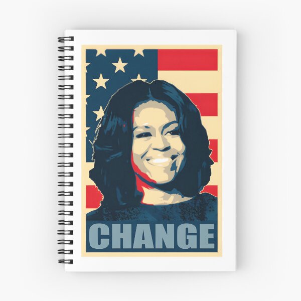 Item preview, Michelle Obama Hope And Change Inspirational First Lady Portrait Art - Empowering Political Pop Art Graphic | ⭐⭐⭐⭐⭐ designed and sold by The Statement Lab.