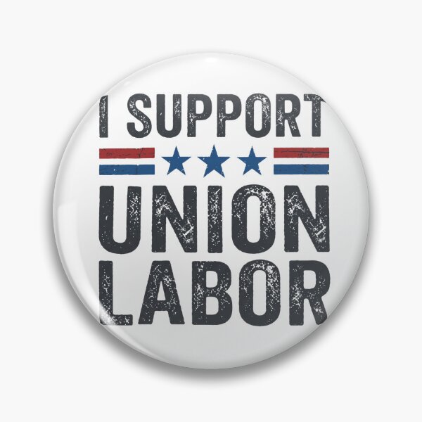 Item preview, I Support Union Labor Shirt - Vintage Bronze Badge Tee designed and sold by relso.