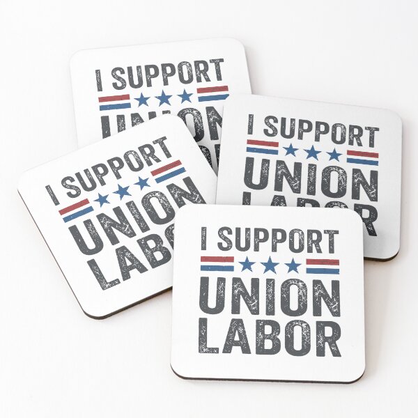Item preview, I Support Union Labor Shirt - Vintage Bronze Badge Tee designed and sold by relso.