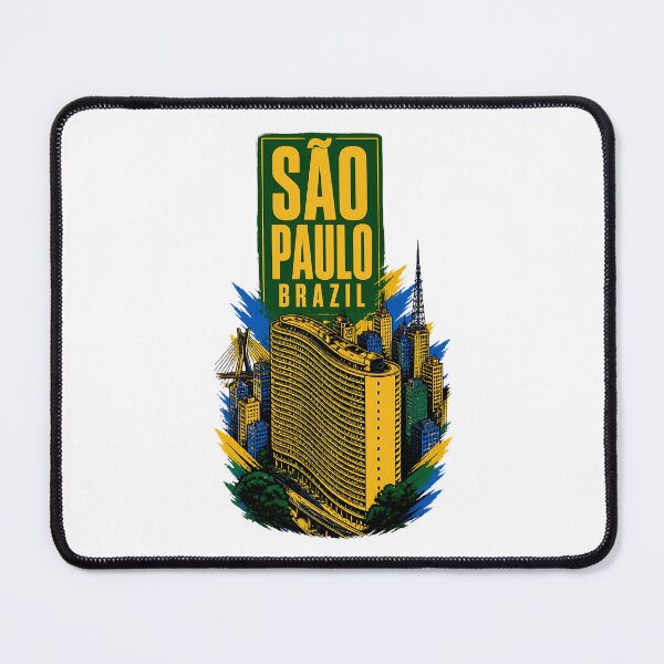 Item preview, Sao Paulo Brazil Vintage Travel Tourism designed and sold by TravelersGems.