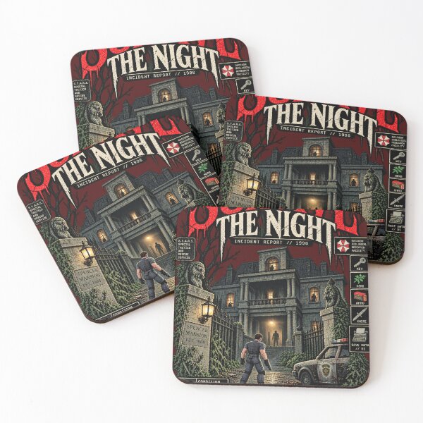 Item preview, Survive The Night – Resident Evil 1996 Survival Horror Homage designed and sold by Cohaagens Bazaar.