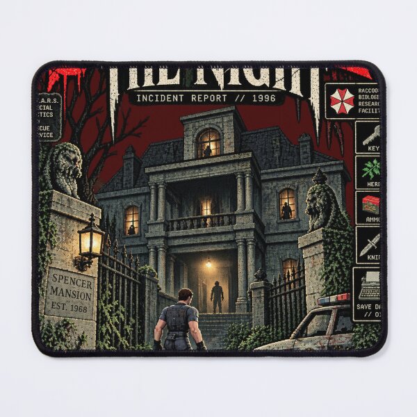 Item preview, Survive The Night – Resident Evil 1996 Survival Horror Homage designed and sold by Cohaagens Bazaar.