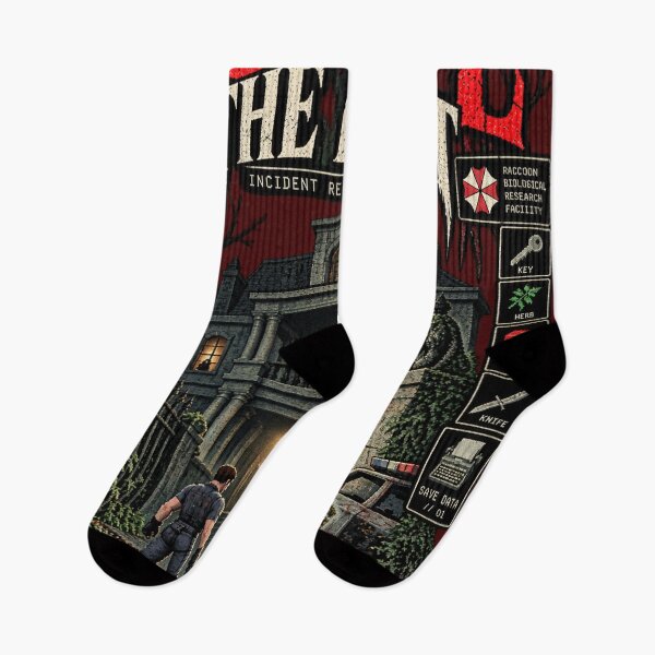 Item preview, Survive The Night – Resident Evil 1996 Survival Horror Homage designed and sold by Cohaagens Bazaar.