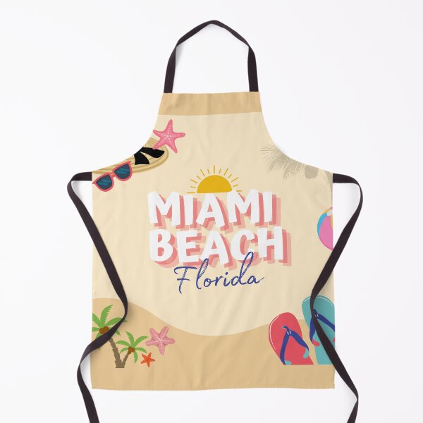 Item preview, Miami Beach Florida Design | Bright Tropical Summer Vacation Art designed and sold by DonnaRaine.