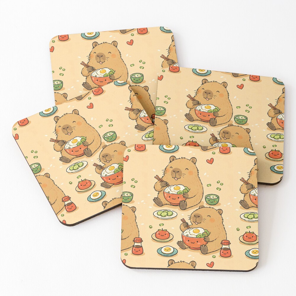 Item preview, Coasters (Set of 4) designed and sold by SoftBerryStudio.
