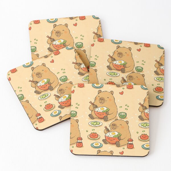 Item preview, Capybara Rice Bowl Pattern designed and sold by Soft Berry Studio.