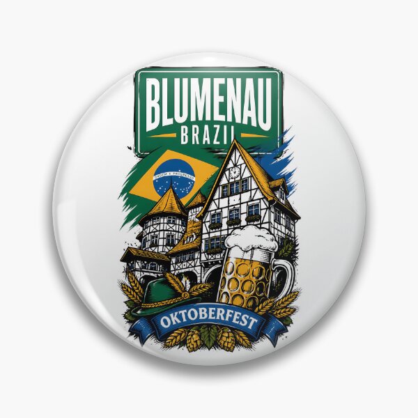 Item preview, Blumenau Brazil Vintage Travel Tourism designed and sold by TravelersGems.