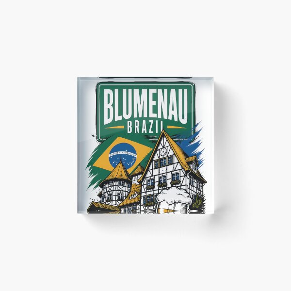 Item preview, Blumenau Brazil Vintage Travel Tourism designed and sold by TravelersGems.
