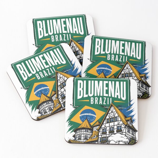 Item preview, Blumenau Brazil Vintage Travel Tourism designed and sold by TravelersGems.