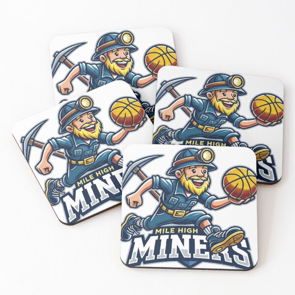 Item preview, Mile High Miners Basketball Gold Prospector Mascot designed and sold by BlasiseDS.