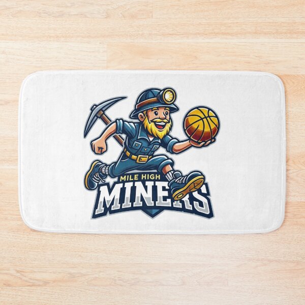 Item preview, Mile High Miners Basketball Gold Prospector Mascot designed and sold by BlasiseDS.