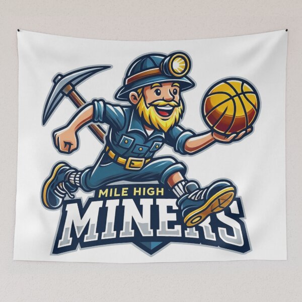 Artikelvorschau, Mile High Miners Basketball-Goldgräber-Maskottchen entworfen und verkauft von BlasiseDS.