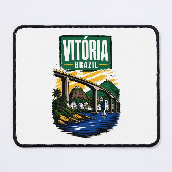 Item preview, Vitoria Brazil Vintage Travel Tourism designed and sold by TravelersGems.