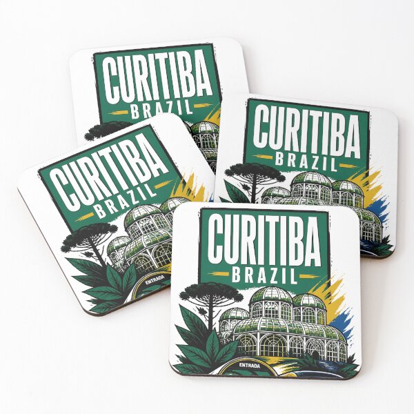 Item preview, Curitiba Brazil Vintage Travel Tourism designed and sold by TravelersGems.