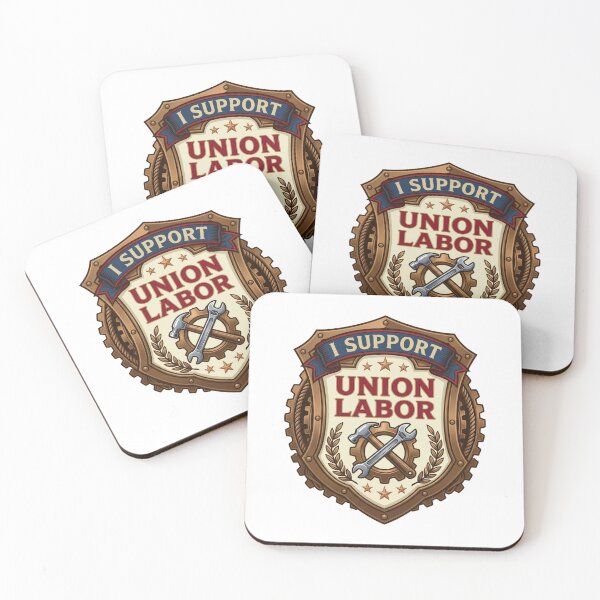 Item preview, Union Strong Shirt - I Support Union Labor Badge Tee designed and sold by relso.