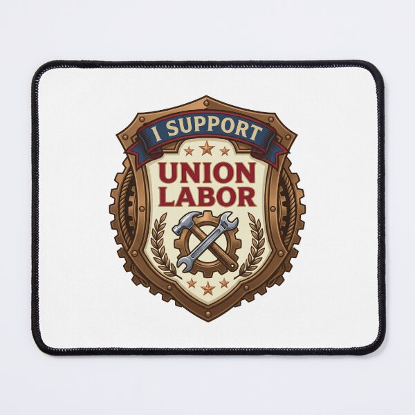 Item preview, Union Strong Shirt - I Support Union Labor Badge Tee designed and sold by relso.