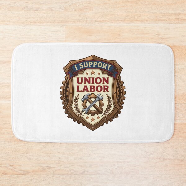 Item preview, Union Strong Shirt - I Support Union Labor Badge Tee designed and sold by relso.
