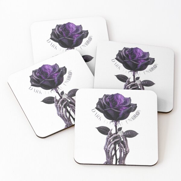 Item preview, Dark Floral Energy Black Rose Skeleton Hands designed and sold by Infinityspark.