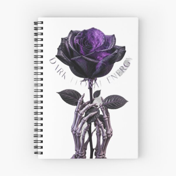 Item preview, Dark Floral Energy Black Rose Skeleton Hands designed and sold by Infinityspark.