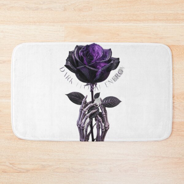 Item preview, Dark Floral Energy Black Rose Skeleton Hands designed and sold by Infinityspark.