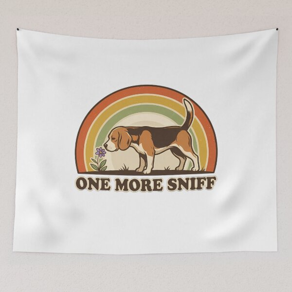 Item preview, Beagle Sniffing Wildflower designed and sold by SHOP-Corner.