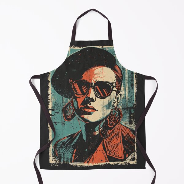 Item preview, Retro Rockabilly Punk Girl Vintage Grunge Graphic designed and sold by ERODED SELF.