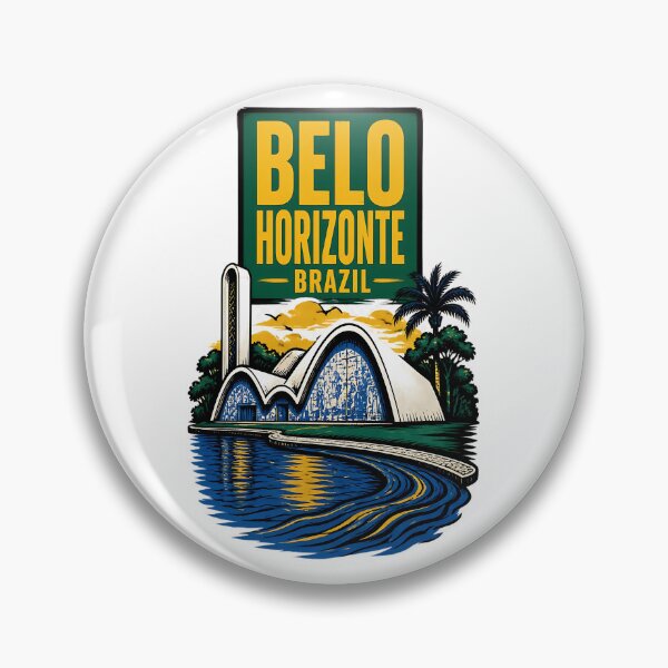 Item preview, Belo Horizonte Brazil Vintage Travel Tourism designed and sold by TravelersGems.