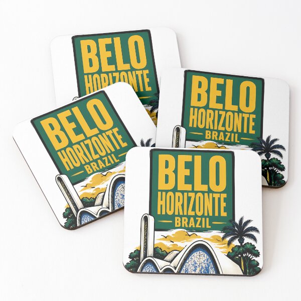 Item preview, Belo Horizonte Brazil Vintage Travel Tourism designed and sold by TravelersGems.