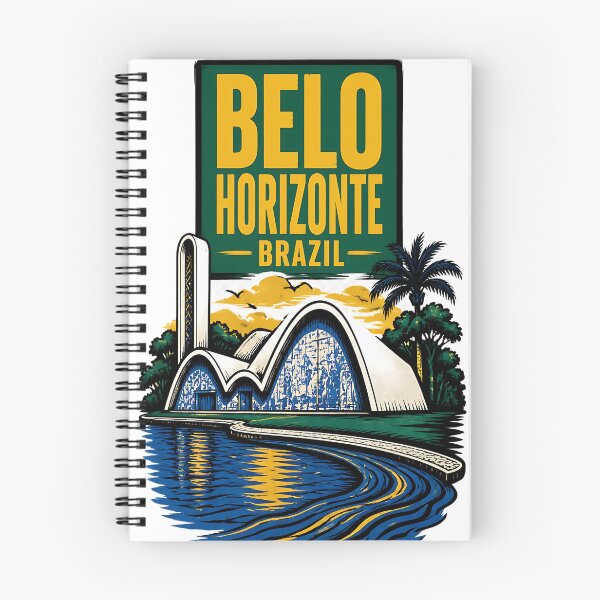 Item preview, Belo Horizonte Brazil Vintage Travel Tourism designed and sold by TravelersGems.