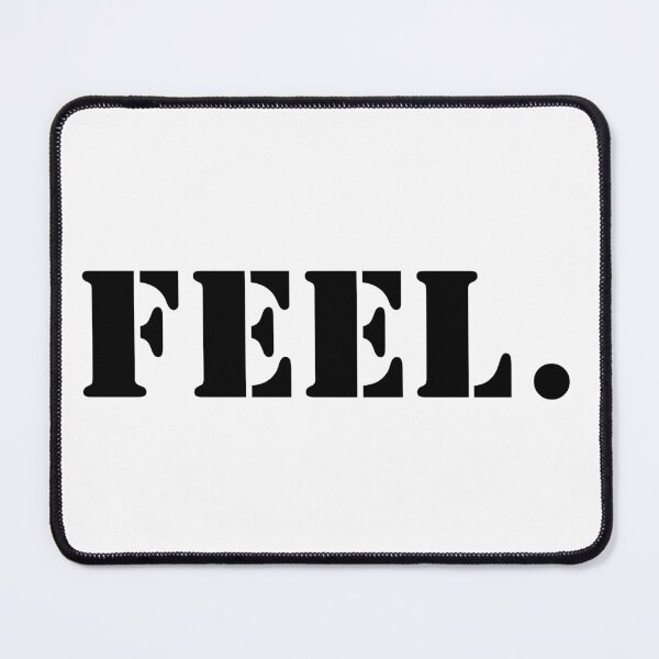 Item preview, FEEL. Bold Stencil Typography Minimalist Black Statement designed and sold by HYPNK.