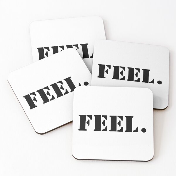 Item preview, FEEL. Bold Stencil Typography Minimalist Black Statement designed and sold by HYPNK.