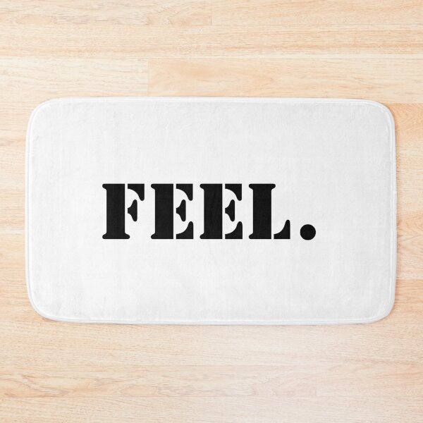Item preview, FEEL. Bold Stencil Typography Minimalist Black Statement designed and sold by HYPNK.
