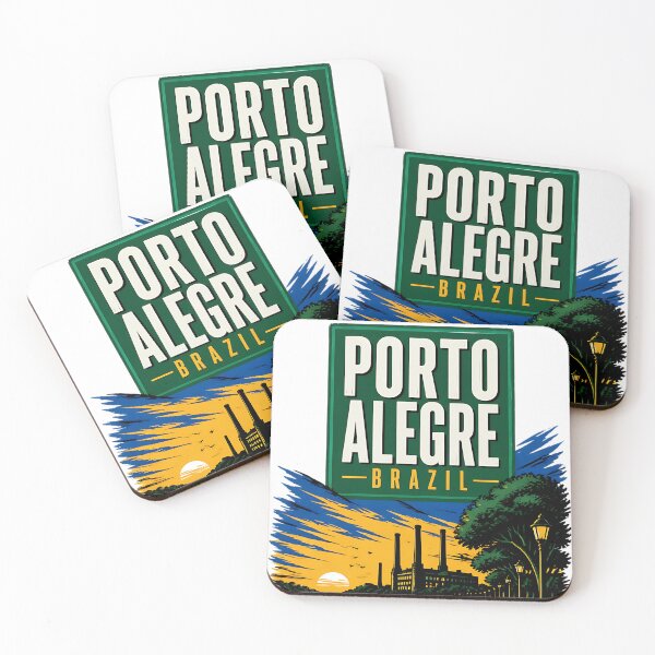 Item preview, Porto Alegre Brazil Vintage Travel Tourism designed and sold by TravelersGems.