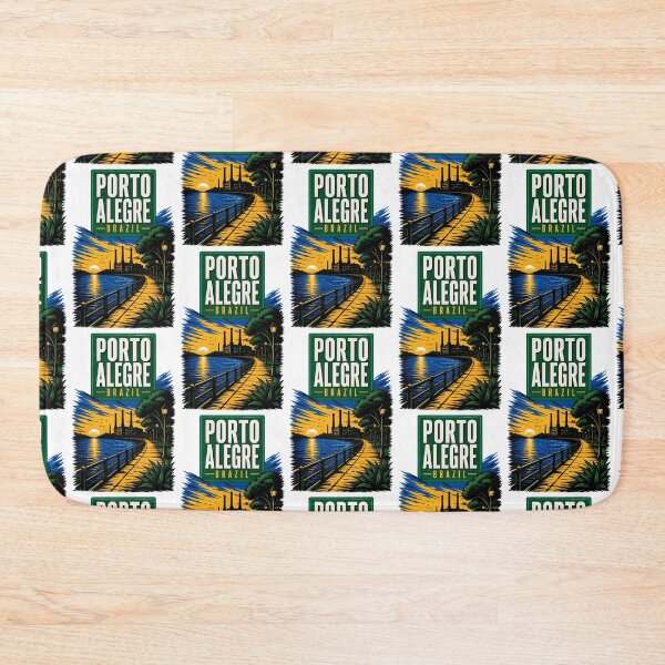 Item preview, Porto Alegre Brazil Vintage Travel Tourism designed and sold by TravelersGems.