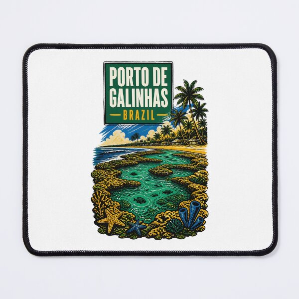 Item preview, Porto De Galinhas Brazil Vintage Travel Tourism designed and sold by TravelersGems.