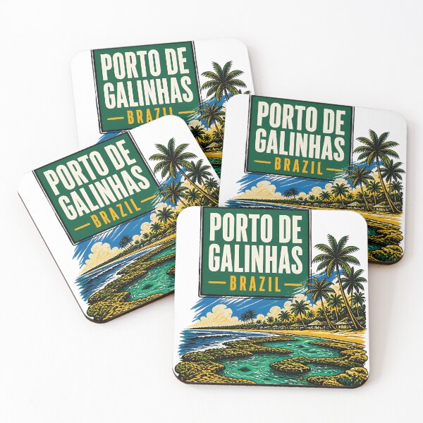 Item preview, Porto De Galinhas Brazil Vintage Travel Tourism designed and sold by TravelersGems.