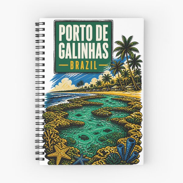Item preview, Porto De Galinhas Brazil Vintage Travel Tourism designed and sold by TravelersGems.