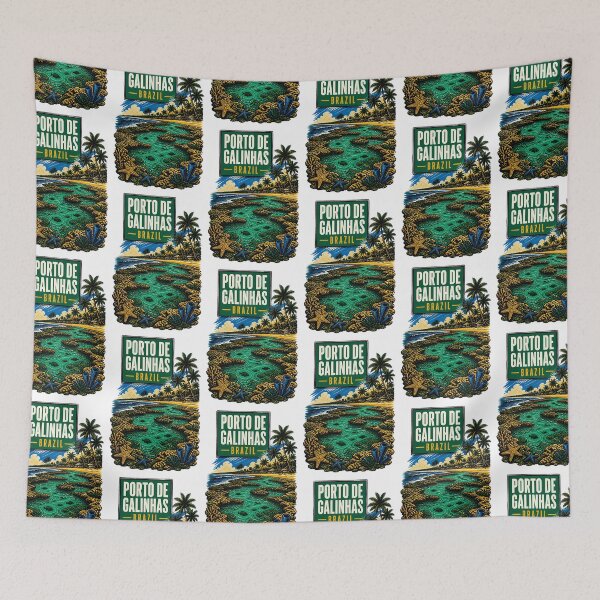 Item preview, Porto De Galinhas Brazil Vintage Travel Tourism designed and sold by TravelersGems.