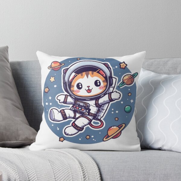 Item preview, Cute Space Cat Astronaut – Adorable Cosmic Cat designed and sold by PrintWavePro.