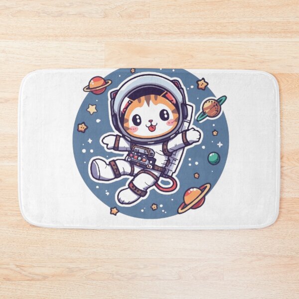 Item preview, Cute Space Cat Astronaut – Adorable Cosmic Cat designed and sold by PrintWavePro.