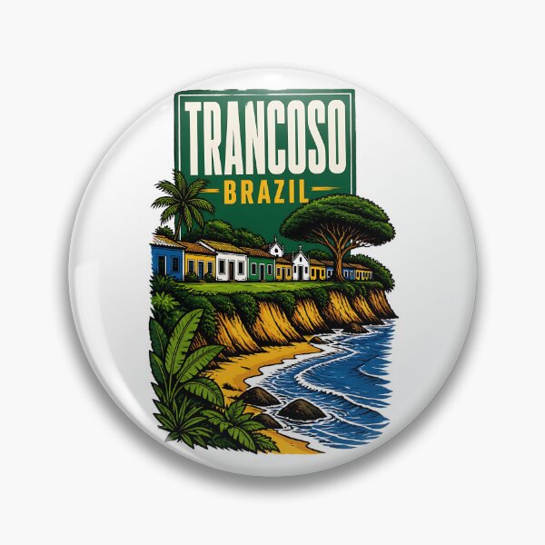 Item preview, Trancoso Brazil Vintage Travel Tourism designed and sold by TravelersGems.