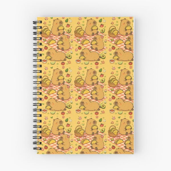 Item preview, Capybara Taco Picnic Pattern designed and sold by Soft Berry Studio.
