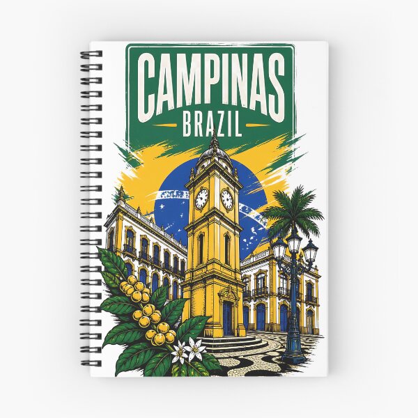 Item preview, Campinas Brazil Vintage Travel Tourism designed and sold by TravelersGems.