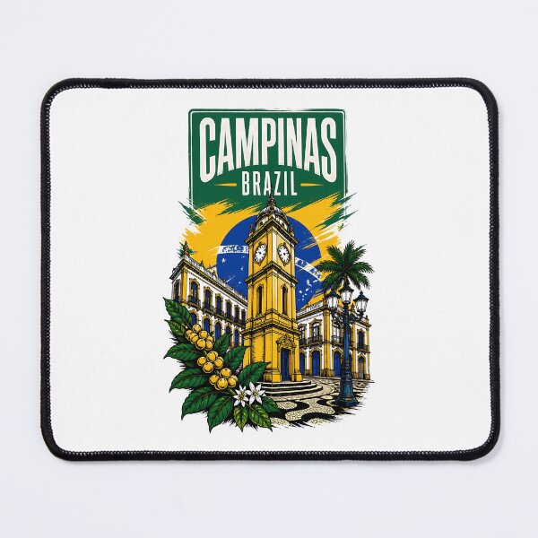 Item preview, Campinas Brazil Vintage Travel Tourism designed and sold by TravelersGems.