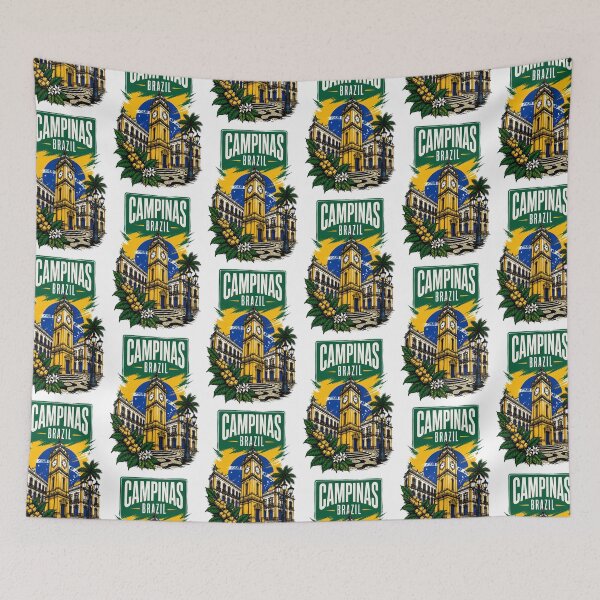 Item preview, Campinas Brazil Vintage Travel Tourism designed and sold by TravelersGems.