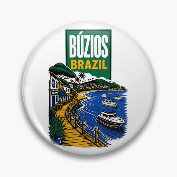 Item preview, Buzios Brazil Vintage Travel Tourism designed and sold by TravelersGems.