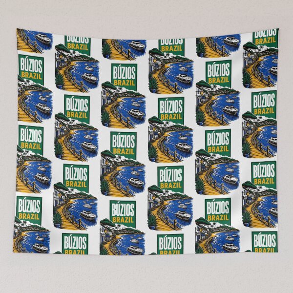 Item preview, Buzios Brazil Vintage Travel Tourism designed and sold by TravelersGems.