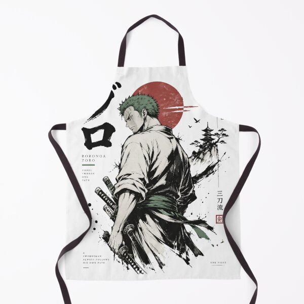 Item preview, Roronoa zoro one-piece stylish japanese retro art line art designed and sold by Dlvznbm.